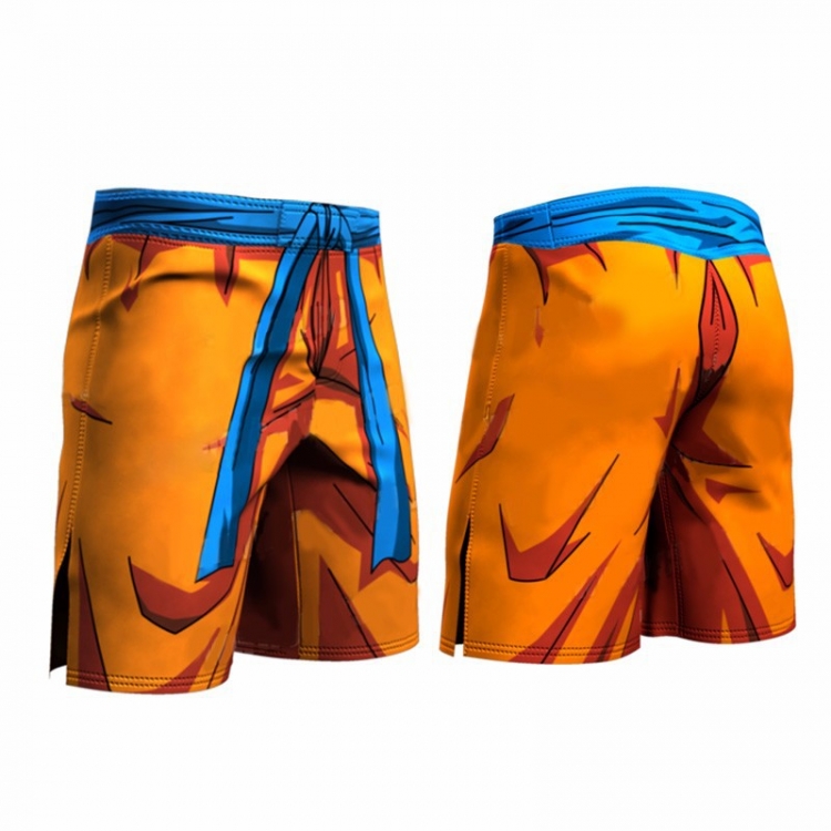 DRAGON BALL Men's Fitness Running High Elastic Quick Dry Basketball Sweat Training High Elastic Fitness Shorts S M L XL 