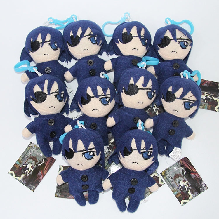 Kuroshitsuji Ciel Phantomhive poly key chain price for 10 a set 12cm