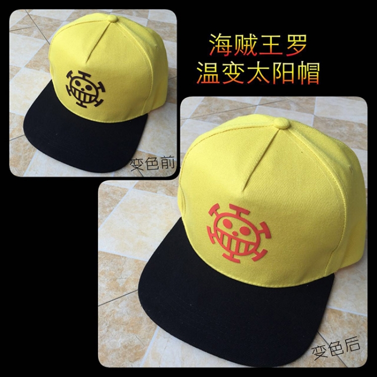 Hat One Piece Trafalgar Law（Trafalgar D Water Law）  Temperature change color hat