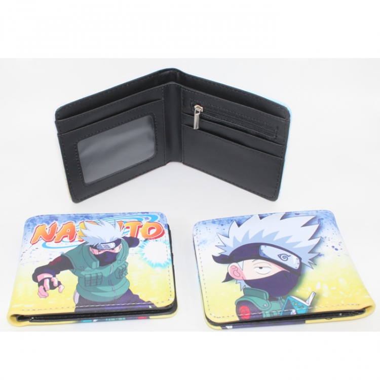 Naruto Hatake Kakashi  pu short wallet