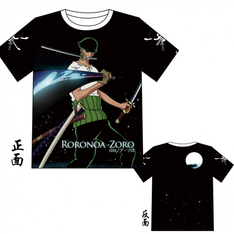 One Piece Roronoa Zoro  modal t shirt  M L XL XXL