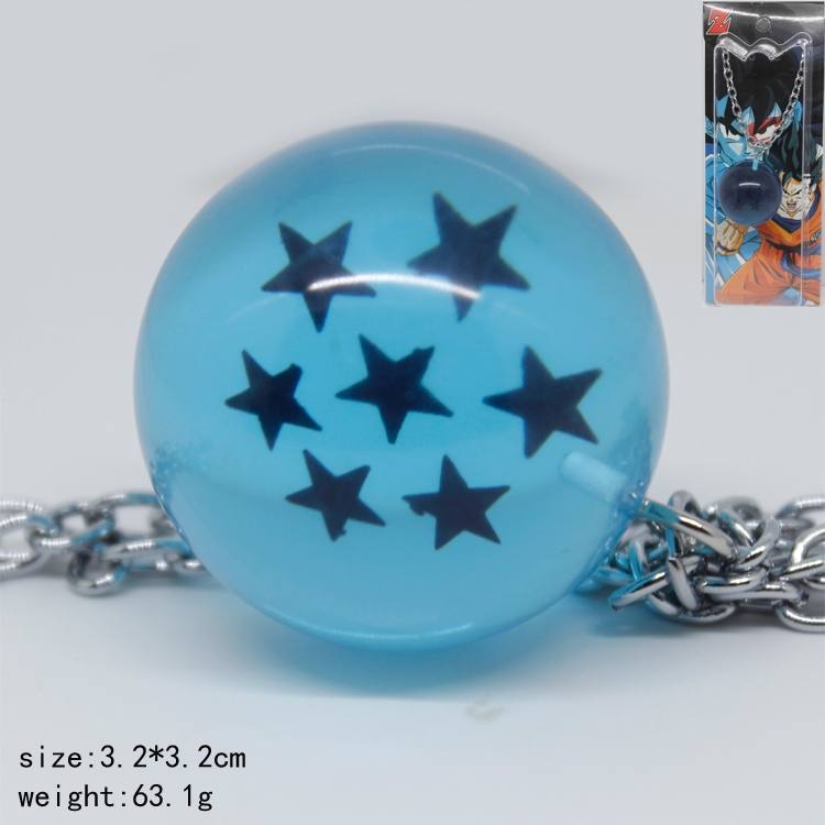 Necklace DRAGON BALL  seven star  key chain  price for 5 pcs a set 3.2cm