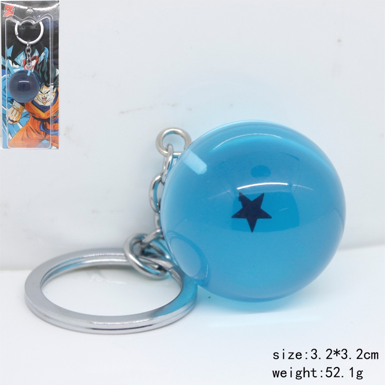 DRAGON BALL  one star  key chain  price for 5 pcs a set 3.2cm