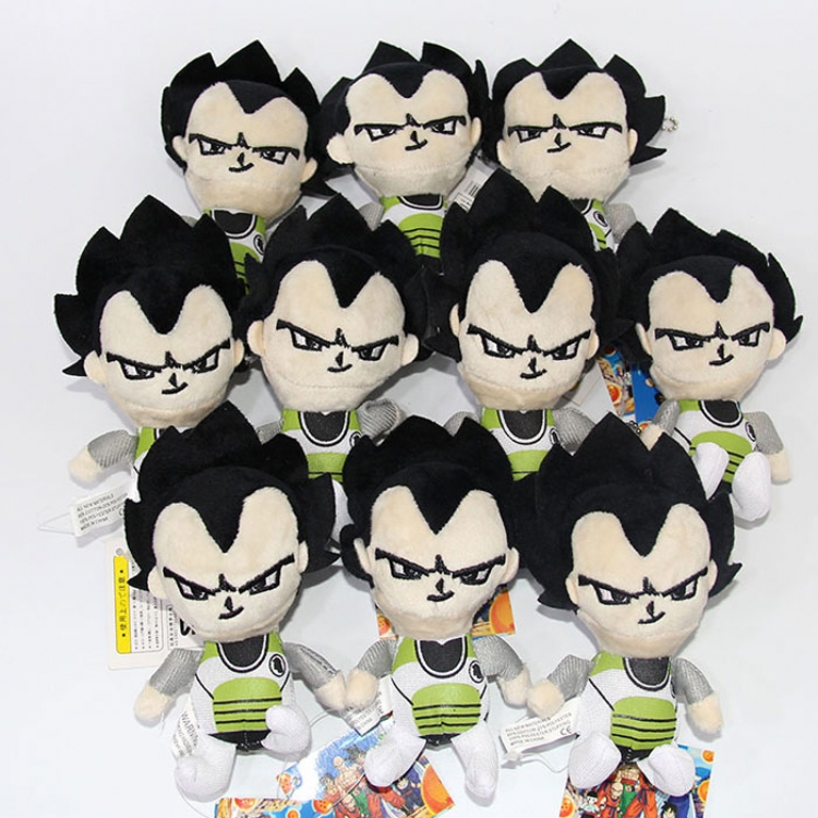 DRAGON BALL Vegeta poly plush doll poly key chain price for 10 pcs a set 10cm