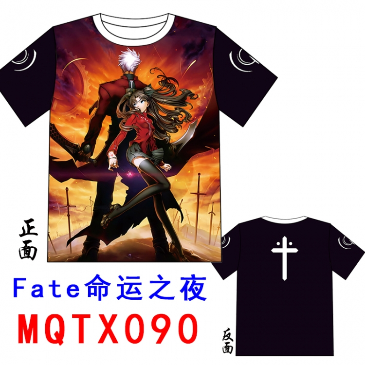 Fate stay night modal t shirt  M L XL XXL XXXL