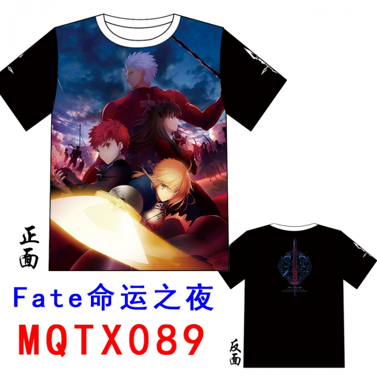 Fate stay night modal t shirt  M L XL XXL XXXL