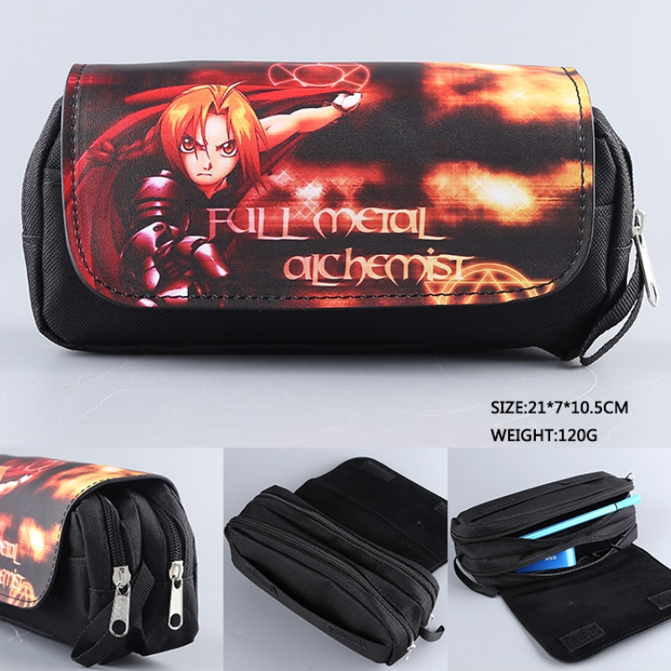 Fullmetal Alchemist pu pencil bag stationery bag