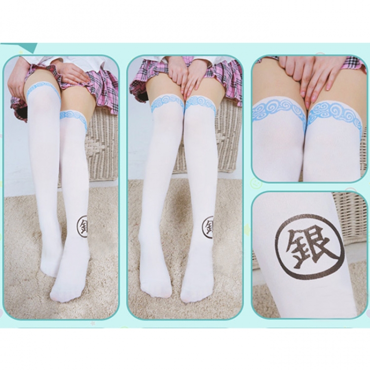 socks/stockings Gintama High-pants with pants silk socks price for 6 pcs a set  95cm  Suitable for  155cm-170cm