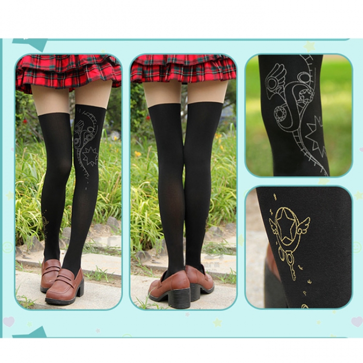 socks/stockings Card Captor Sakura High-pants with pants silk socks price for 6 pcs a set  95cm  Suitable for  155cm-170