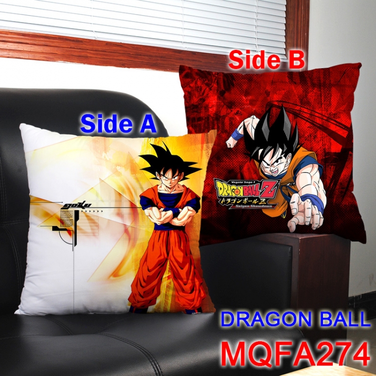 MQFA274 DRAGON BALL 45*45cm double sided color pillow cushion