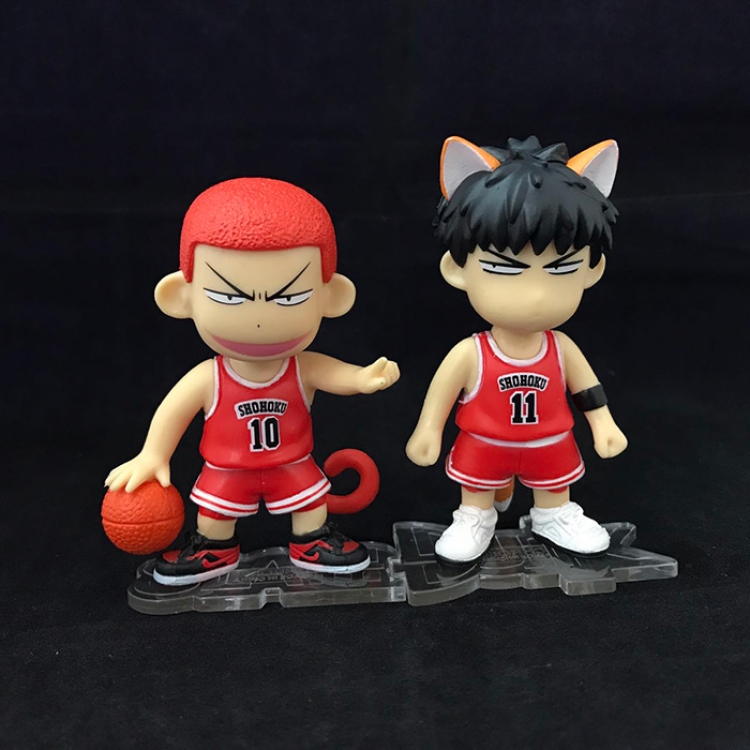 Figure Slam Dunk Hanamichi Sakuragi  Rukawa Kaede 8.5cm-9cm