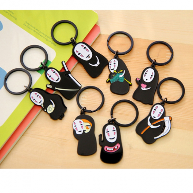 Spirited Away key chain  price for 40 pcs a set 2.5X4CM