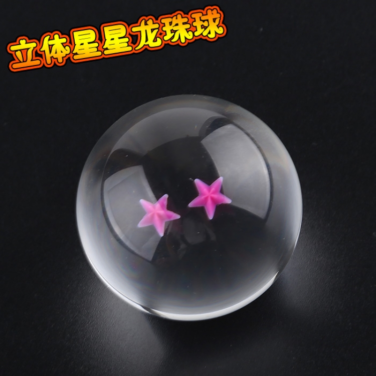 DRAGON BALL 2 Stars Dragon Ball Single Boxed Dragon Ball 4.3cm