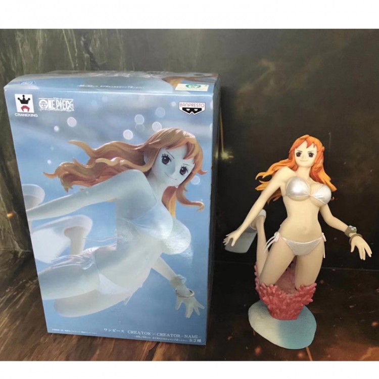 Figure One Piece Nami 15cm white