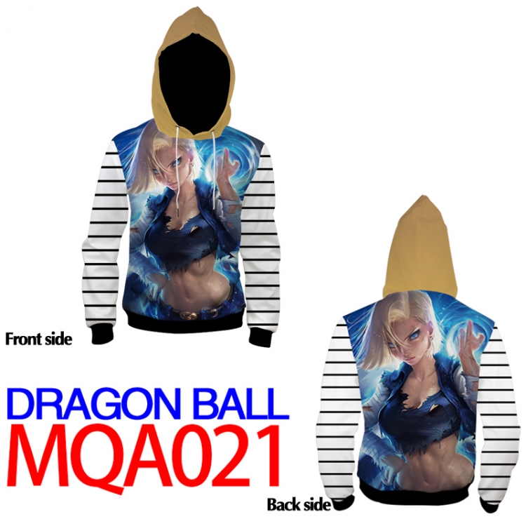 DRAGON BALL Full Color Patch pocket Sweatshirt Hoodie 8 sizes from  XS to XXXXL MQA021