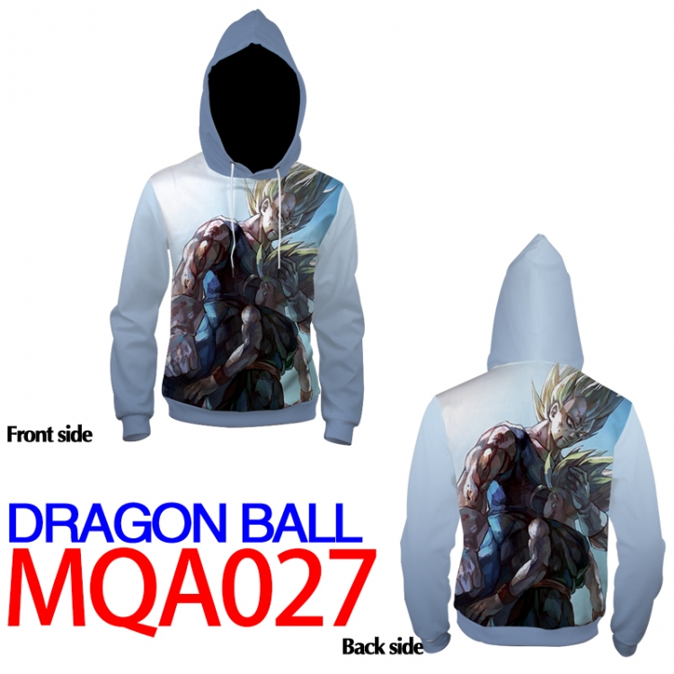 DRAGON BALL Full Color Patch pocket Sweatshirt Hoodie 8 sizes from  XS to XXXXL MQA027