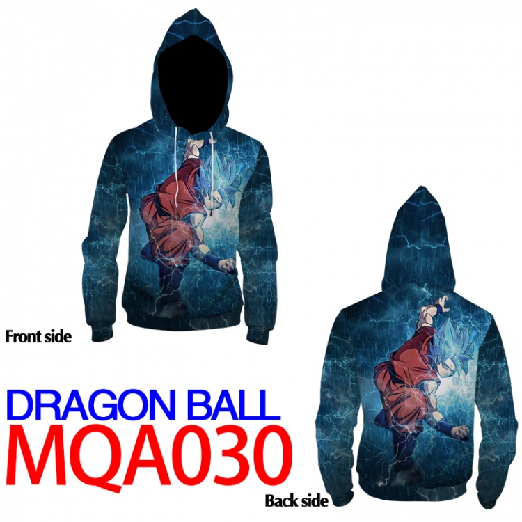 DRAGON BALL Full Color Patch pocket Sweatshirt Hoodie 8 sizes from  XS to XXXXL MQA031