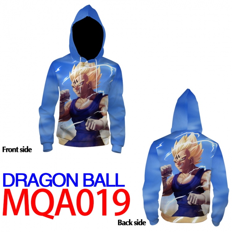 DRAGON BALL Full Color Patch pocket Sweatshirt Hoodie 8 sizes from  XS to XXXXL MQA019