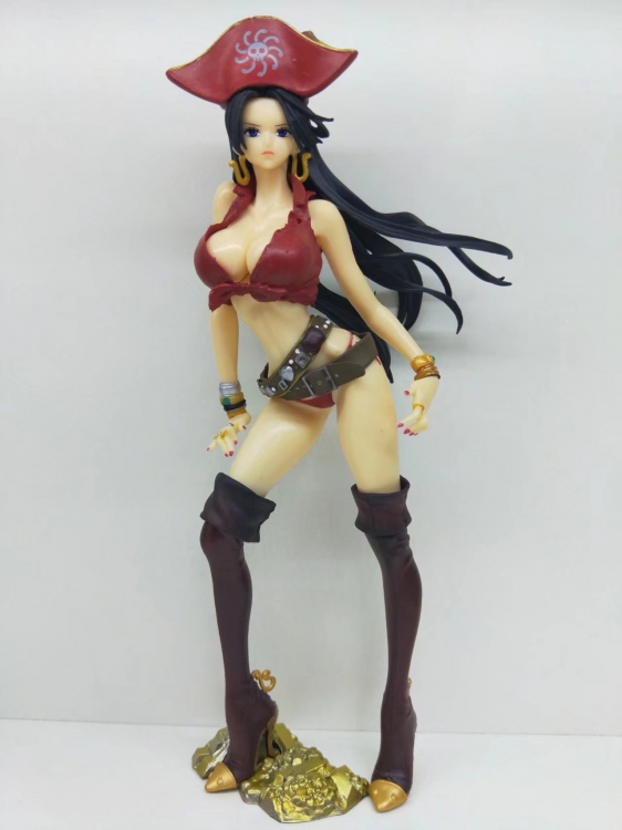 One Piece Boa Hancock Boa Hankokku  red Figure  23CM