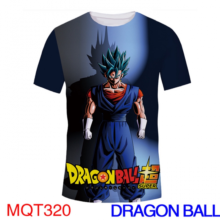 DRAGON BALL MQT320 Modal T-Shirt Full-color Double-sided M L XL XXL XXXL