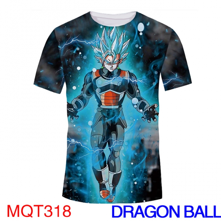 DRAGON BALL MQT318 Modal T-Shirt Full-color Double-sided M L XL XXL XXXL