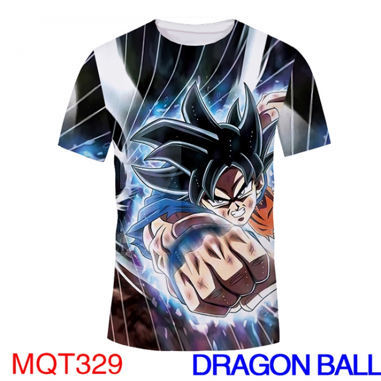 DRAGON BALL MQT329 Modal T-Shirt Full-color Double-sided M L XL XXL XXXL