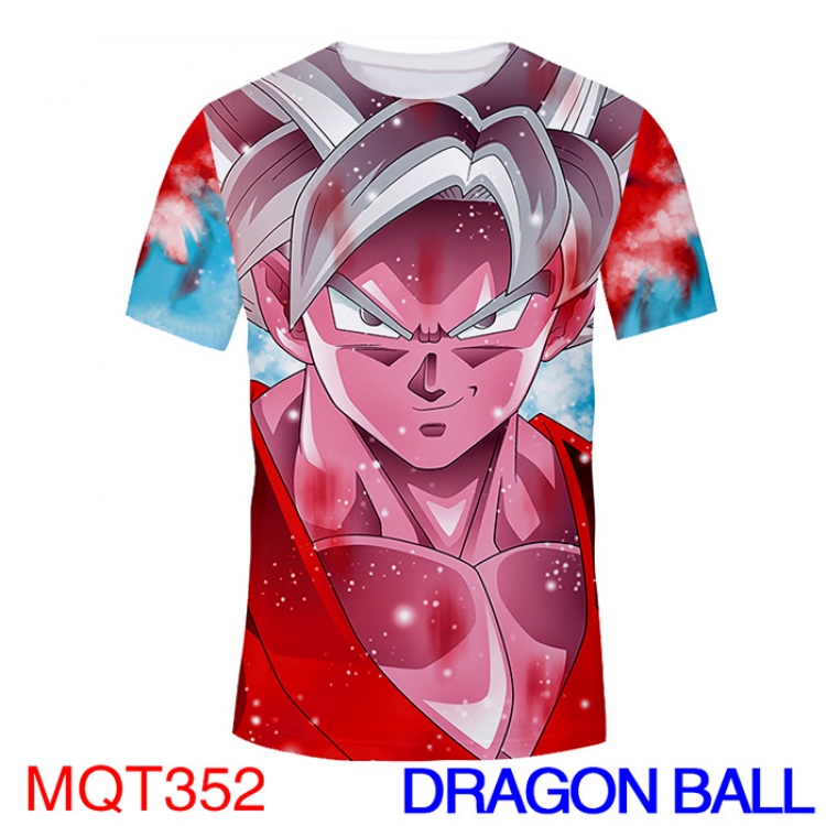 DRAGON BALL MQT352 Modal T-Shirt Full-color Double-sided M L XL XXL XXXL