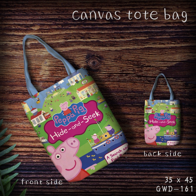 Bga Peppa Pig Canvas tote Bag 35x45