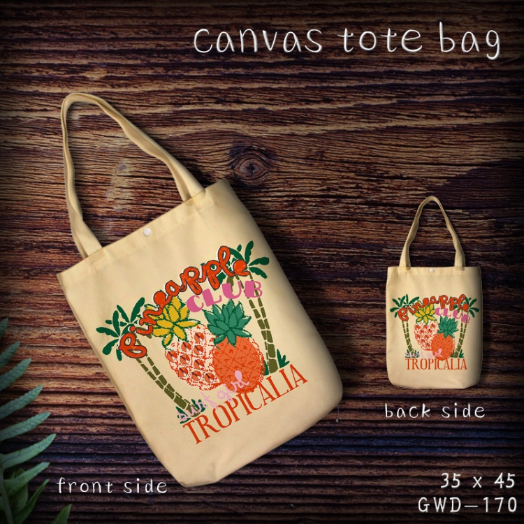 GWD170 Fruit Canvas Shopping Bag 35x45