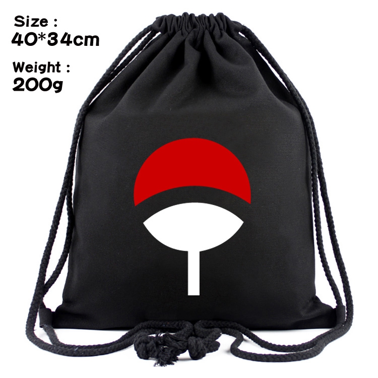 Naruto Uchiha Sasuke Canvas Backpack