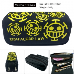 Pencil Bag One Piece Canvas Do...