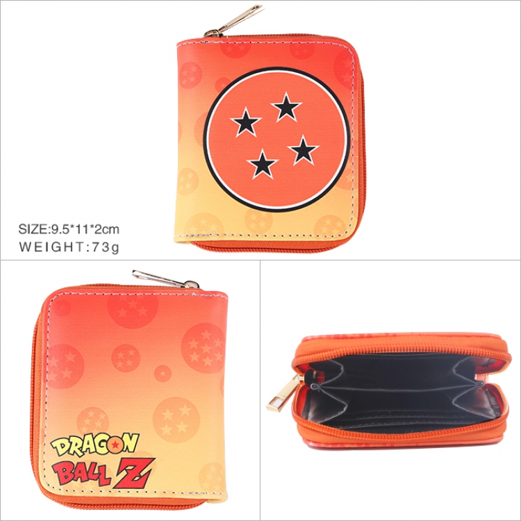 Wallet DRAGON BALL Zipper and PU Wallet