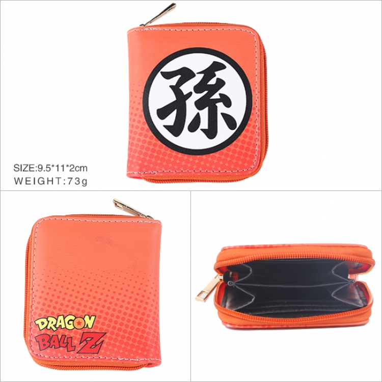 Wallet DRAGON BALL Zipper and PU Wallet