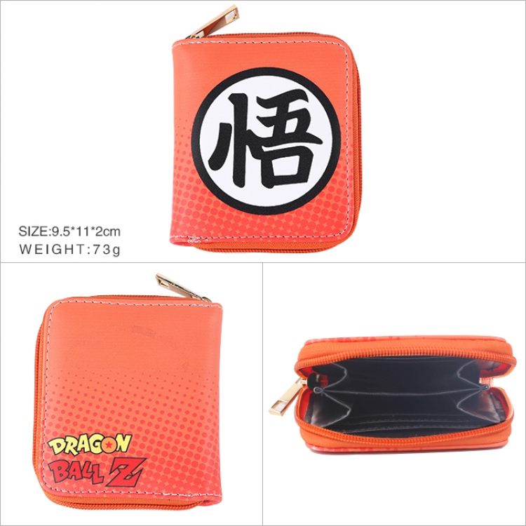 Wallet DRAGON BALL Zipper and PU Wallet