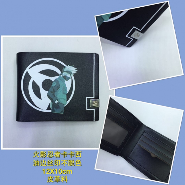 Wallet Naruto Hatake Kakashi Leather Wallet