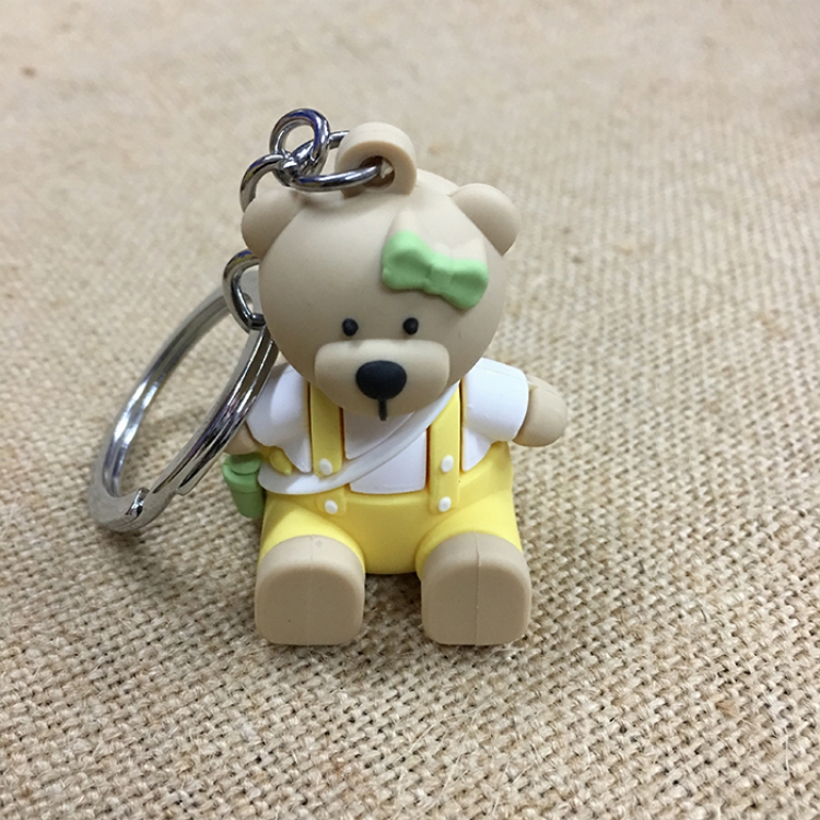 Key Chain Teddy bear Ring holder for mobile phone