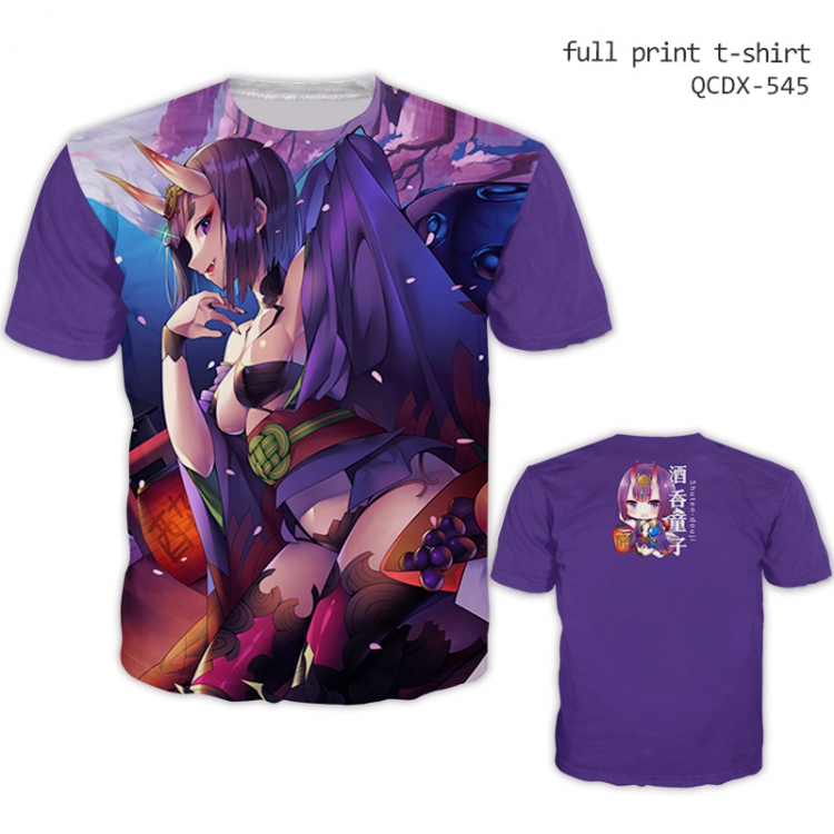 T-shirt Fate stay night Double-sided S M L XL XXL XXXL XXXXL XXXXXL QCDX545