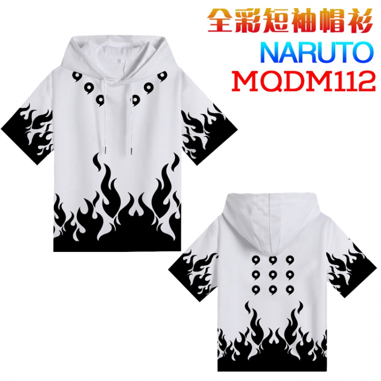 MQDM112 Naruto Hooded T-Shirt M L XL XXL XXXL