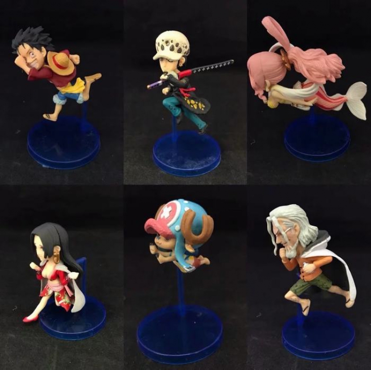 One Piece 4 generations 6 PCS Price For 1 pcs run Bulk Figure High 6-9CM 100 sets of one box