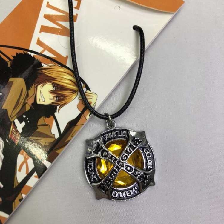 HITMAN REBORN Orange gem Necklace