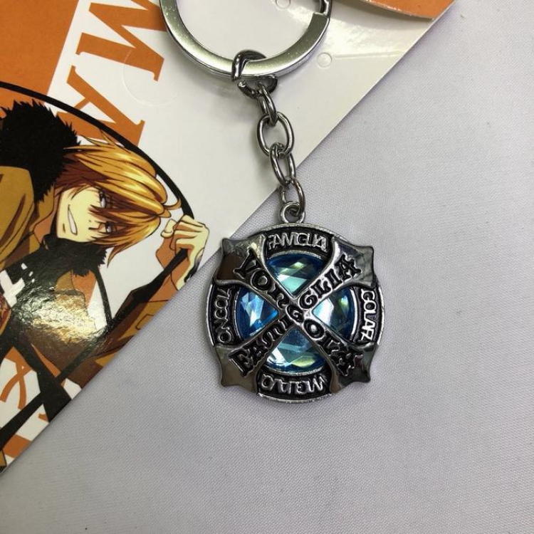 HITMAN REBORN cyan-blue gem Key Chain price for 5 pcs