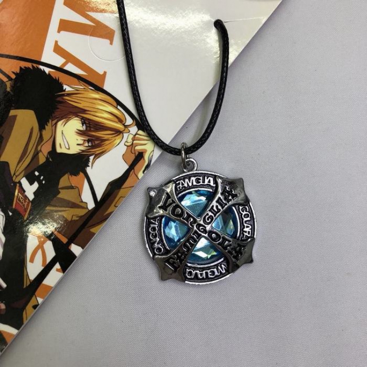 HITMAN REBORN cyan-blue gem Necklace