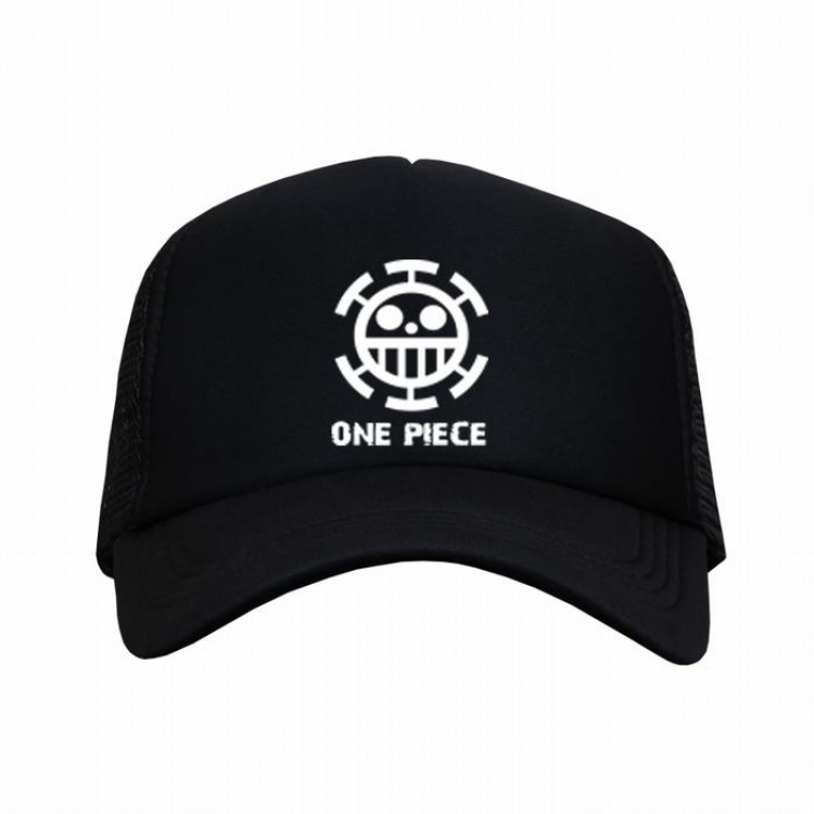 One Piece Trafalgar Law Black reseau Breathable Hat