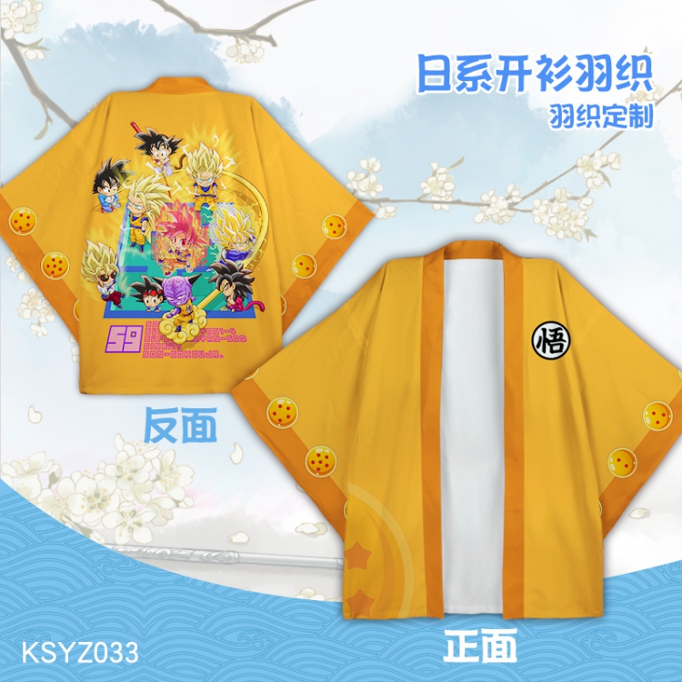 Dragon Ball Anime Japanese style Cloak KSYZ033 S M L XL XXL XXL