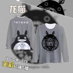 Totoro Anime Full Color Long s...