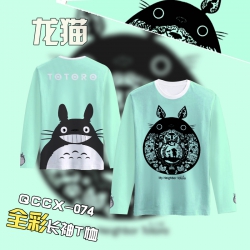 Totoro Anime Full Color Long s...