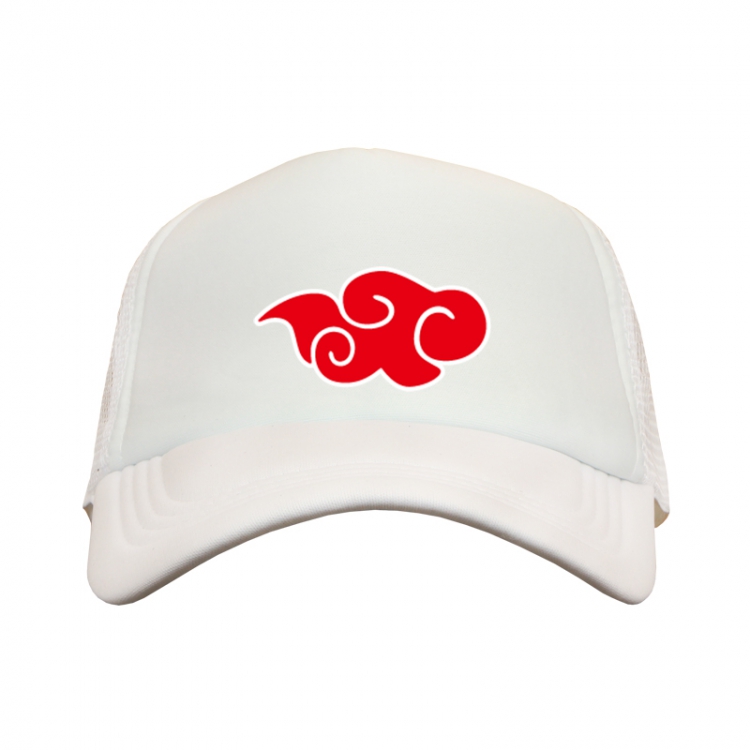 Naruto Cloud White Mesh material Sunhat