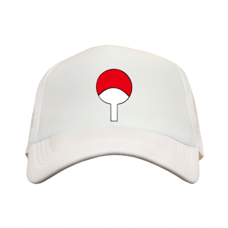 Naruto Sasuke White Mesh material Sunhat