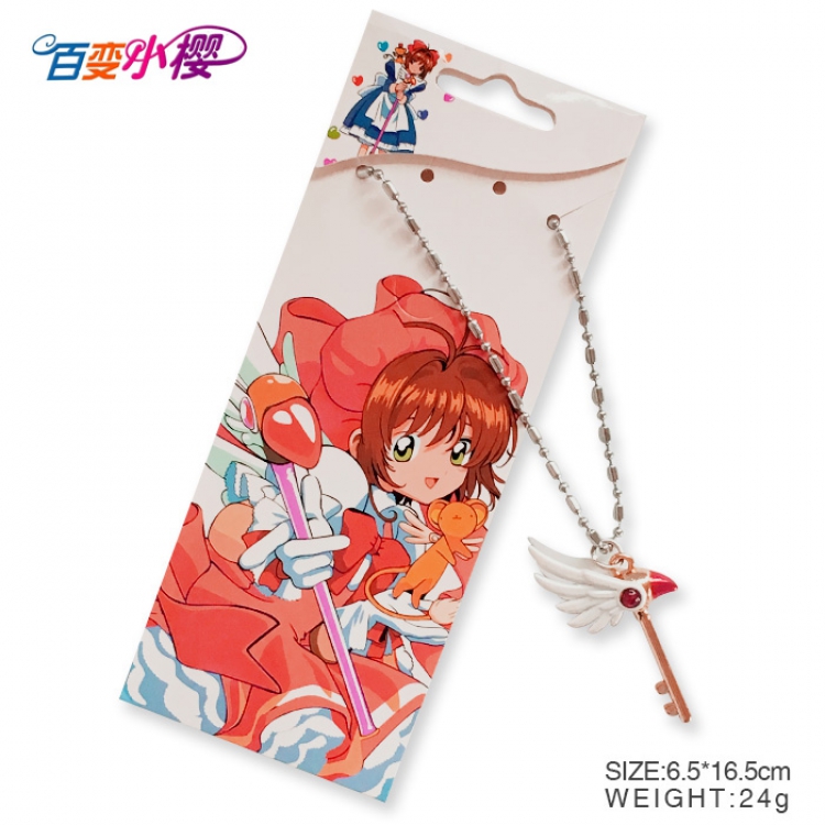 Card Captor Sakura Bird's head stick Magic wand Necklace Section A