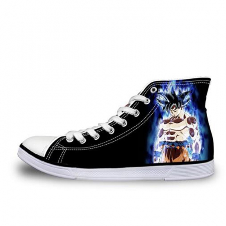 DRAGON BALL Son Goku Lace Printing Flat Canvas shoes Men and Women Style 12 35-45 yards Book one week in advance